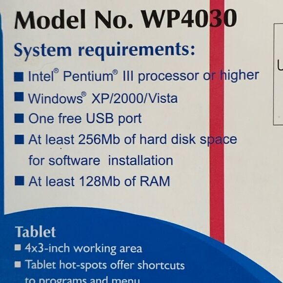 Digipro 4” x 3” drawing tablet PC or MAC new in box - Picture 6 of 6